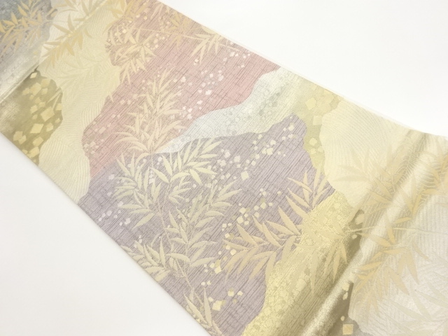 JAPANESE FUKURO OBI / WOVEN SHIKISHI PATTERN